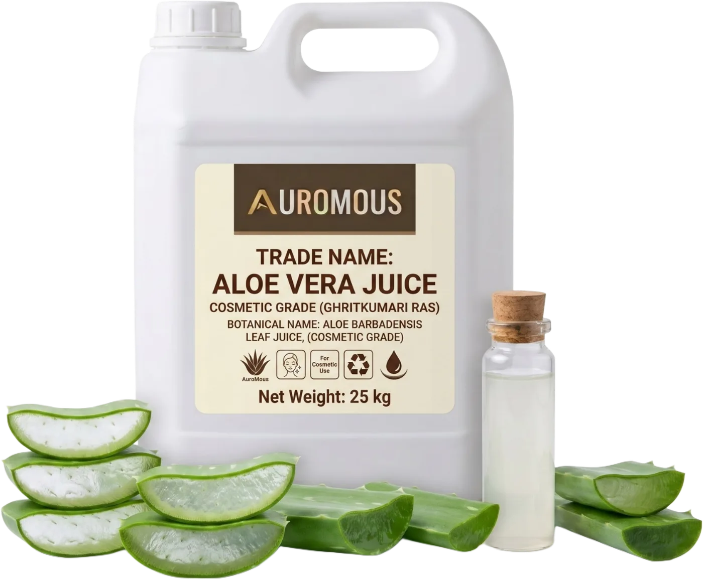 Aloe Vera Juice, Cosmetic Grade (Ghritkumari Ras)