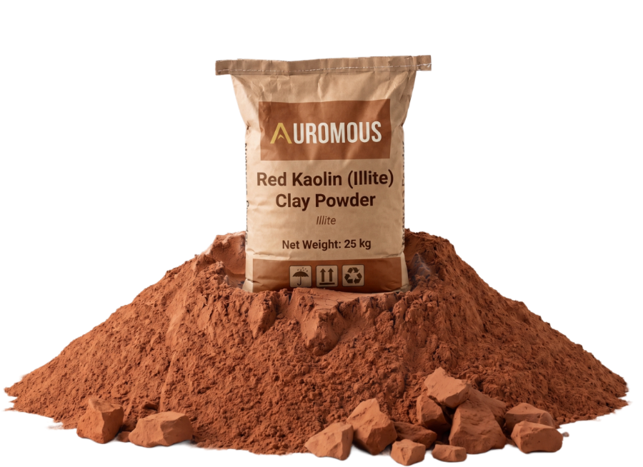 Red Kaolin (Illite) Clay Powder