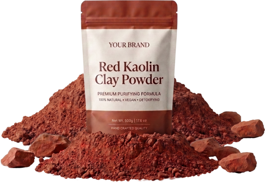Red Kaolin (Illite) Clay Powder